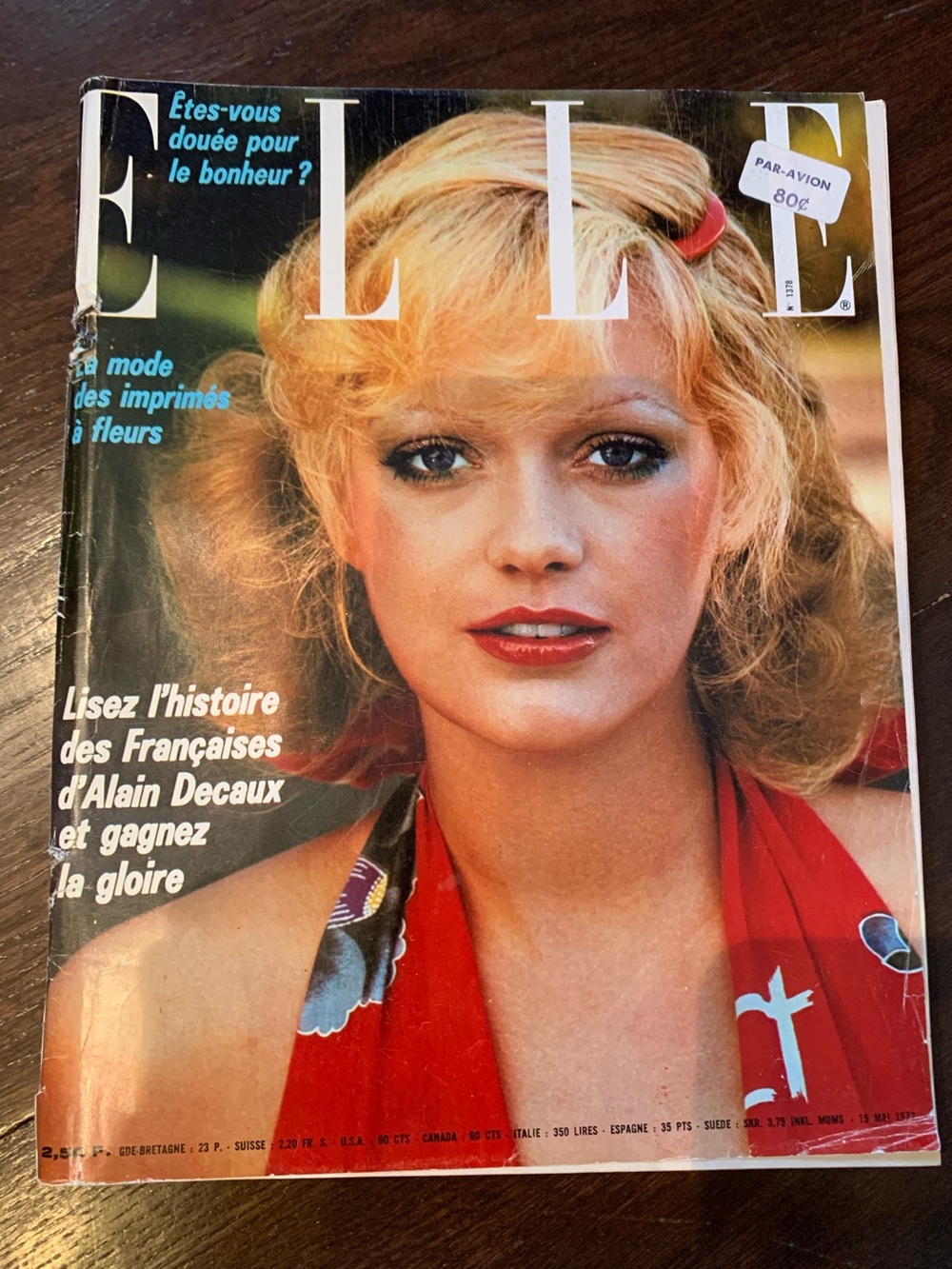 Elle magazine France vintage from May 15 1972